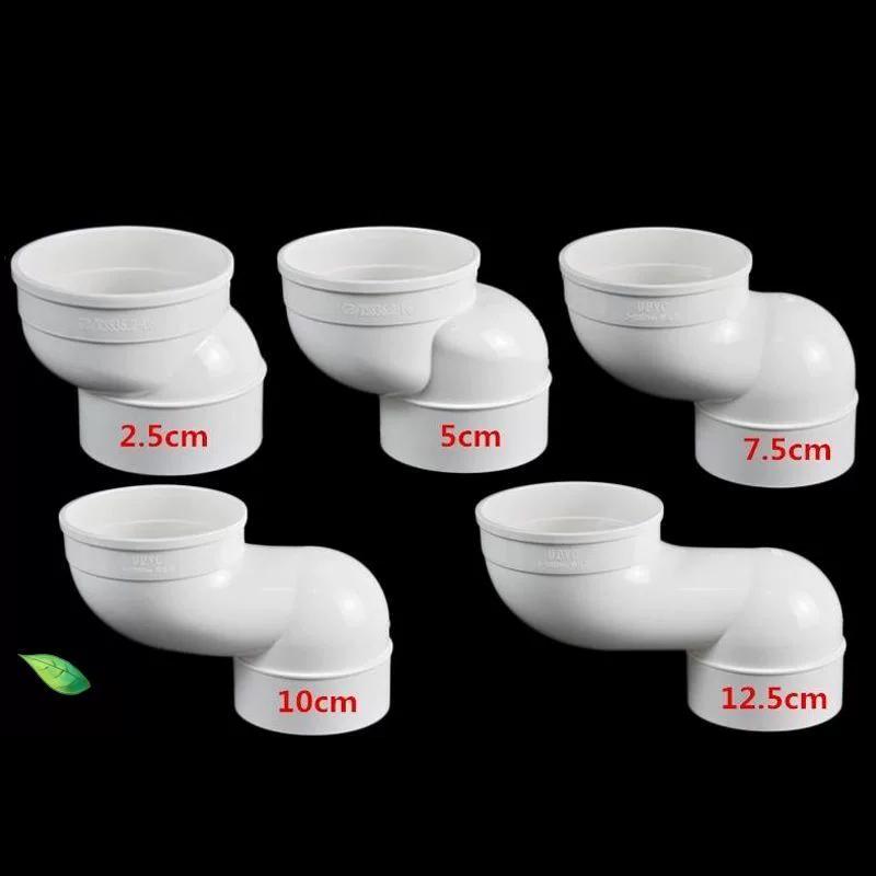 Plunger Toilet - 110-mm-WC-Anschlussdüse, Toiletten-Verlängerungsrohr mit versetztem Design, Verlängerungsadapter,