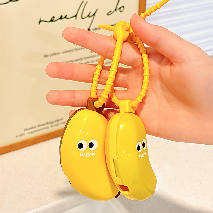 Home Essentials Bathroom Storage - Niedlicher Bananen-Zahnbürstenhalter, tragbarer Reise-Organizer, staubdichte Abdeckung