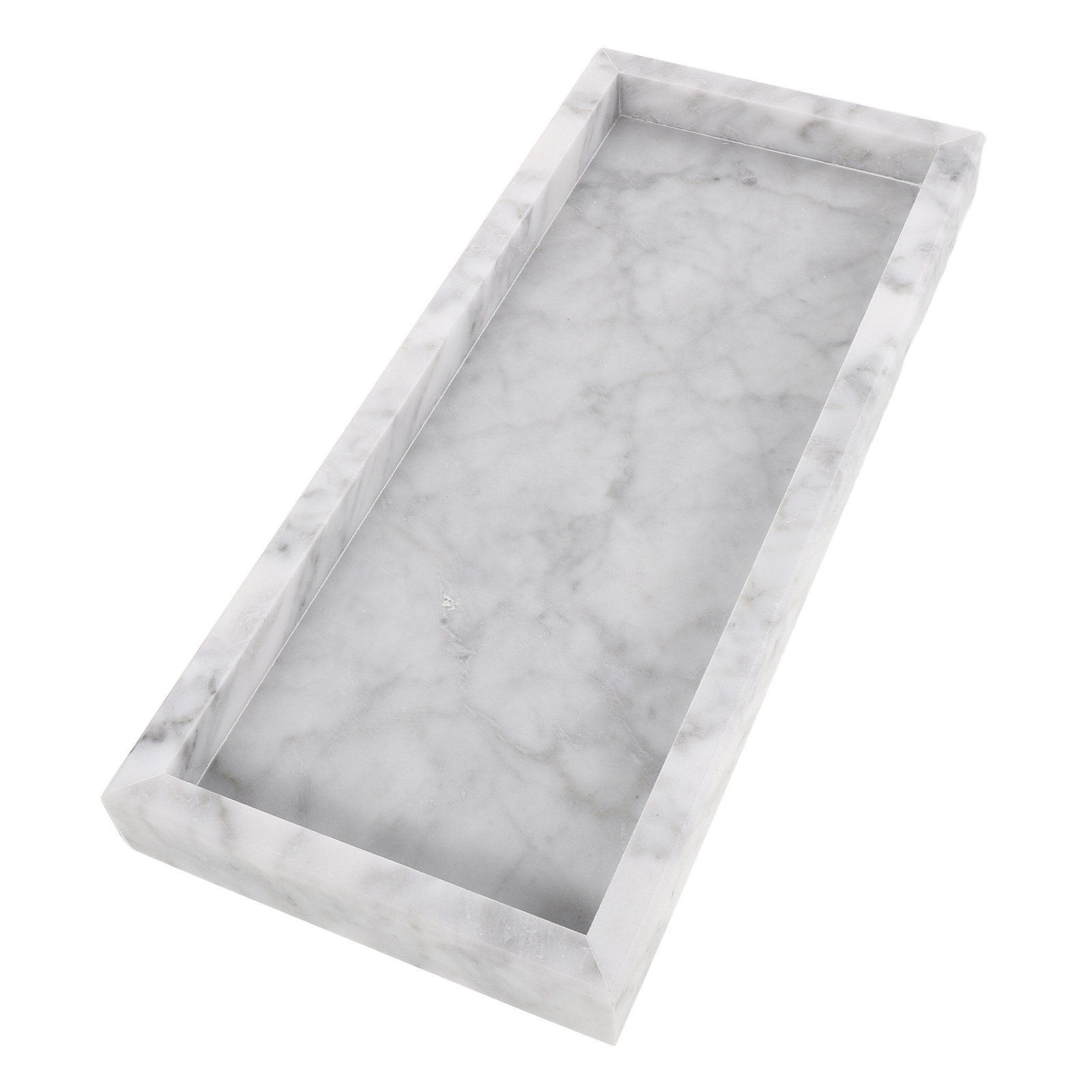 12x5 Rechteckiges Marmortablet – Home Bathroom Organizer Bewertung und Preis
