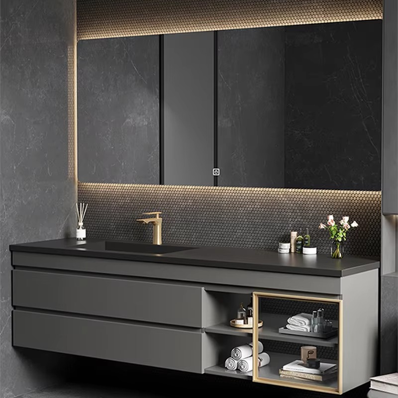Klassischer nordischer Badezim – Home Bathroom Vanity Combo Bewertung und Preis